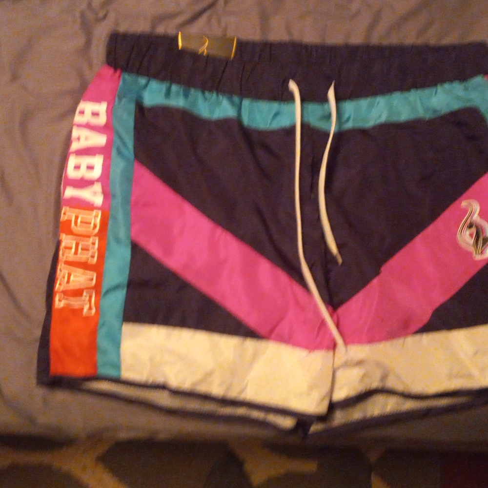 Nwt retro baby phat nylon shorts